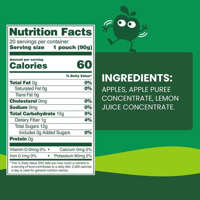 slide 2 of 7, GoGo SqueeZ No Sugar Added Applesauce and Fruit Puree Apple Apple - 3.2oz/20ct, 3.2 oz, 20 ct