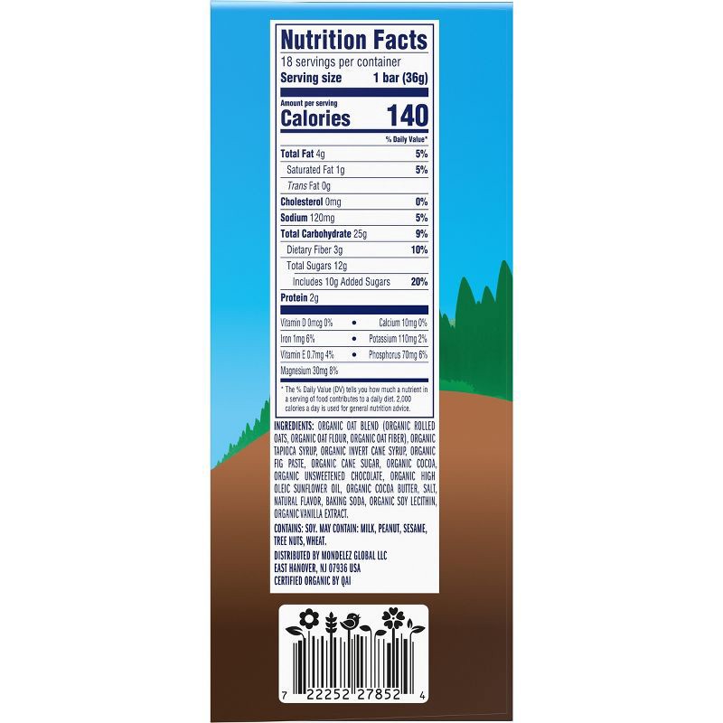 slide 12 of 14, CLIF KID ZBAR Chocolate Brownie Granola Bar Organic - 22.86oz/18pk, 22.86 oz, 18 ct