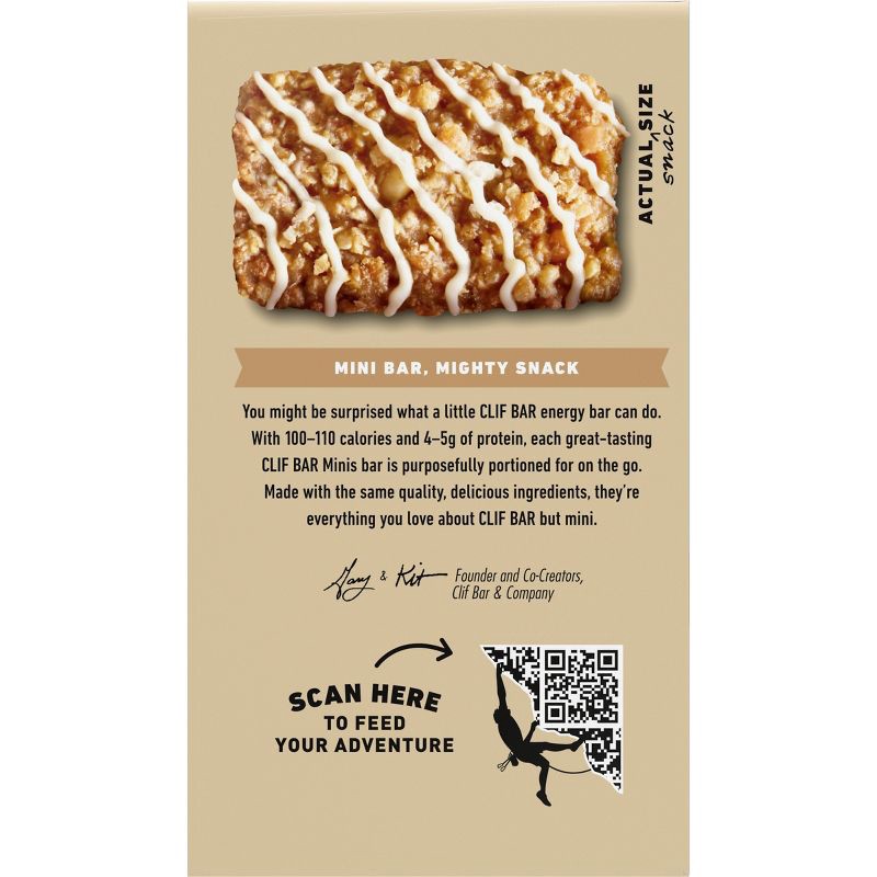 slide 12 of 13, CLIF Bar Mini White Chocolate Macadamia Granola Protein Bar Made with Organic Oats - 19.8oz/20pk, 19.8 oz, 20 ct
