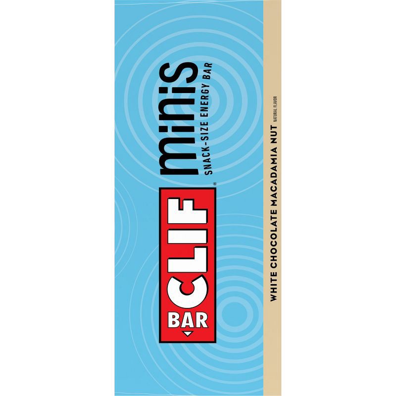 slide 6 of 13, CLIF Bar Mini White Chocolate Macadamia Granola Protein Bar Made with Organic Oats - 19.8oz/20pk, 19.8 oz, 20 ct