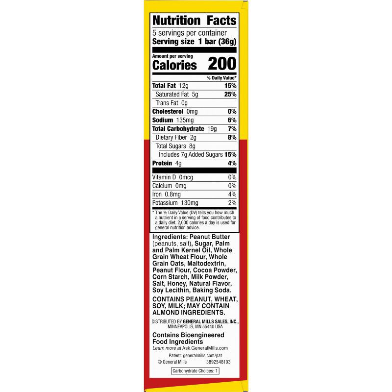 slide 6 of 8, Nature Valley PB Chocolate Crispy Creamy Wafer Bar - 6.5oz/5ct, 6.5 oz, 5 ct