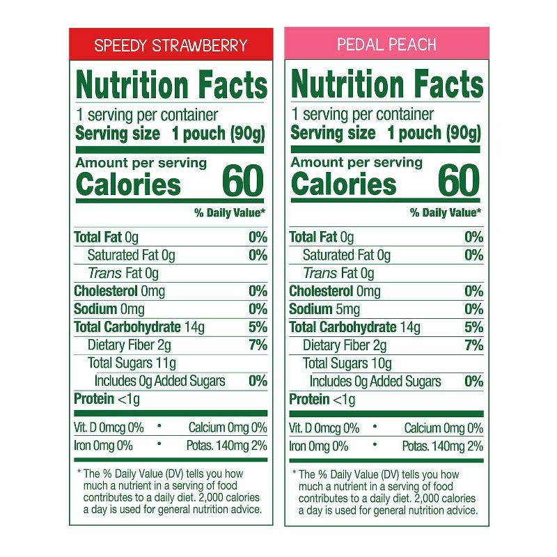 slide 3 of 9, GoGo squeeZ Fruit & VeggieZ, Variety Peach/Strawberry - 3.2oz/12ct, 12 ct; 3.2 oz