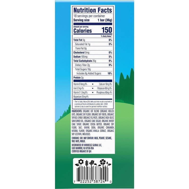 slide 12 of 14, CLIF KID ZBAR Iced Oatmeal Cookie Granola Bar Organic - 22.86oz/18pk, 22.86 oz, 18 ct