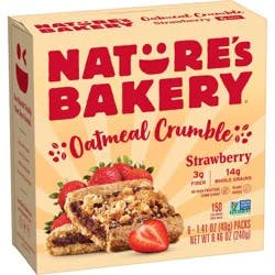 Nature's Bakery Strawberry Crumble Bar - 8.46oz/6ct