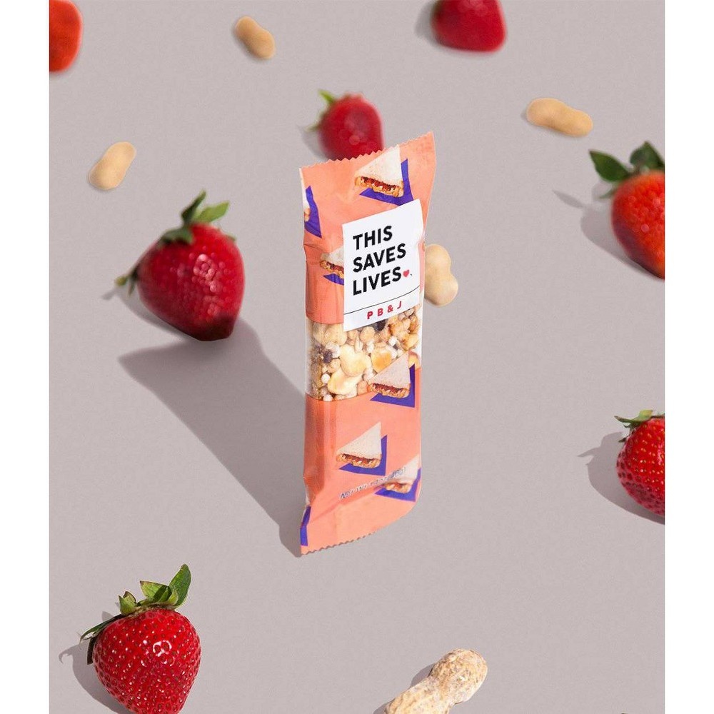 slide 7 of 8, This Bar Saves Lives This Saves Lives Peanut Butter & Jelly Nutritional Bars, 4 ct