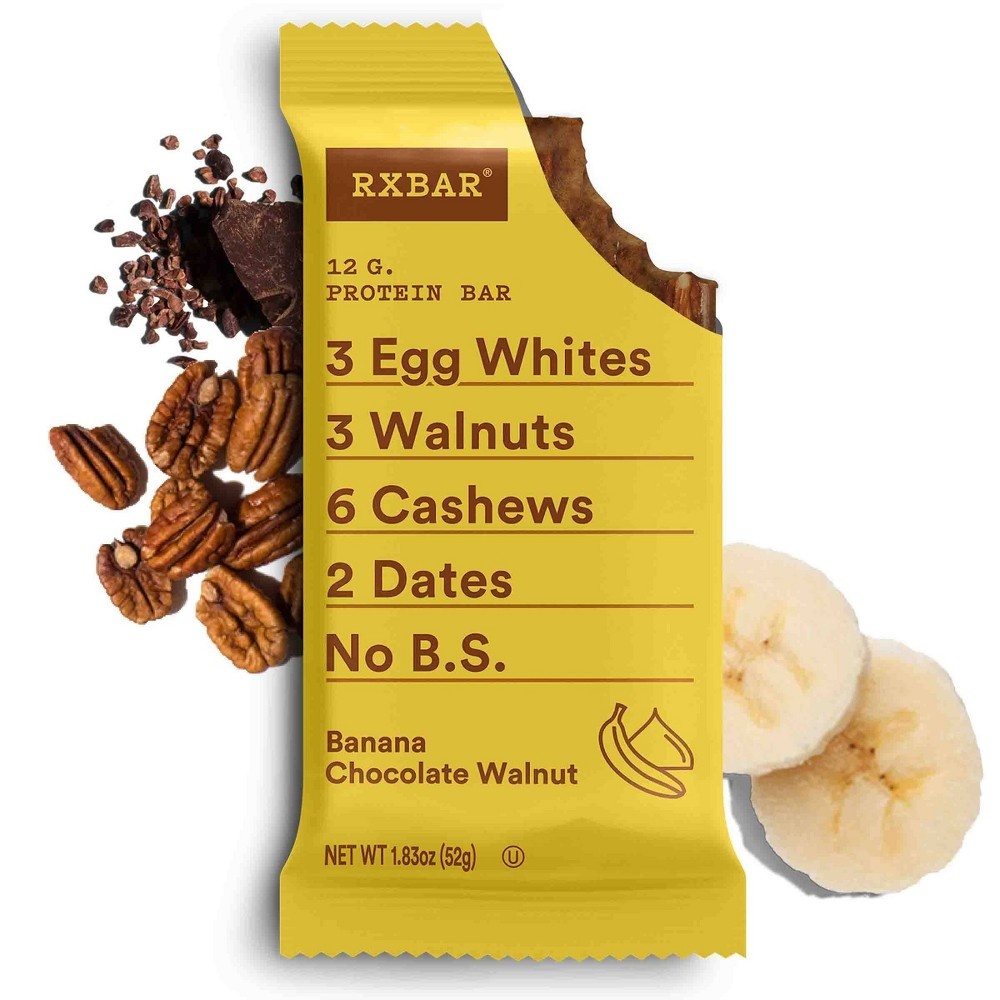 slide 2 of 4, RXBAR Banana Walnut Nutrition Bar, 4 ct