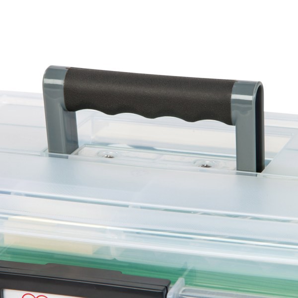 slide 8 of 10, IRIS Weathertight Plastic Storage File Box, 1 ct