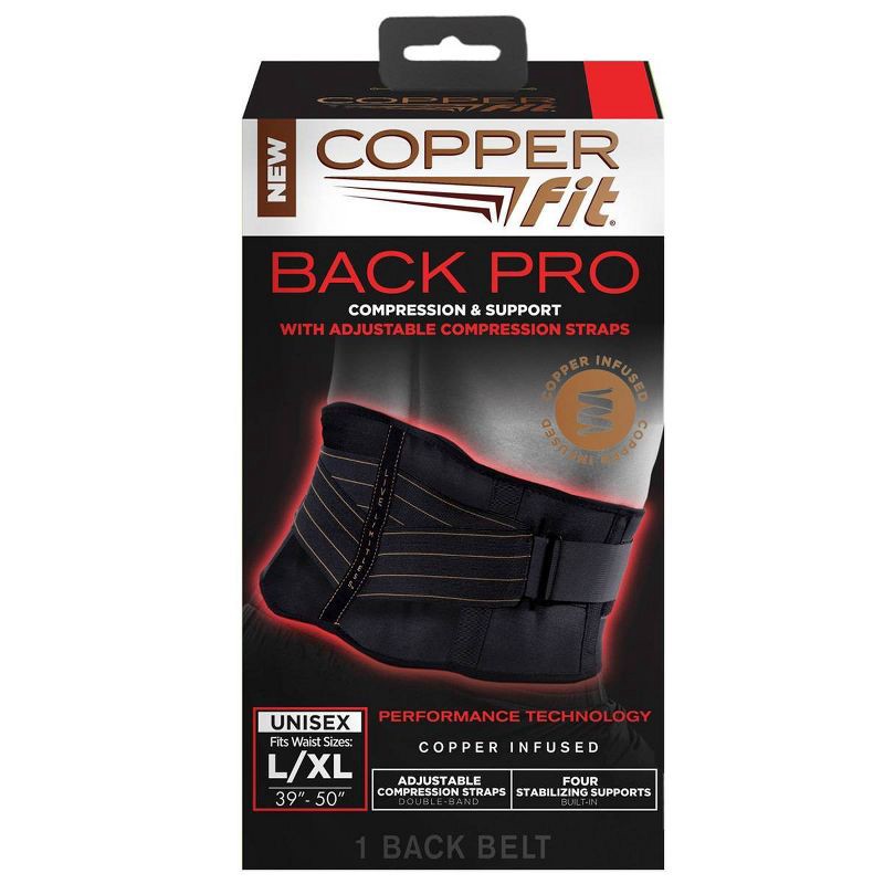 slide 1 of 3, Copper Fit Advanced Back Pro - L/XL, 1 ct