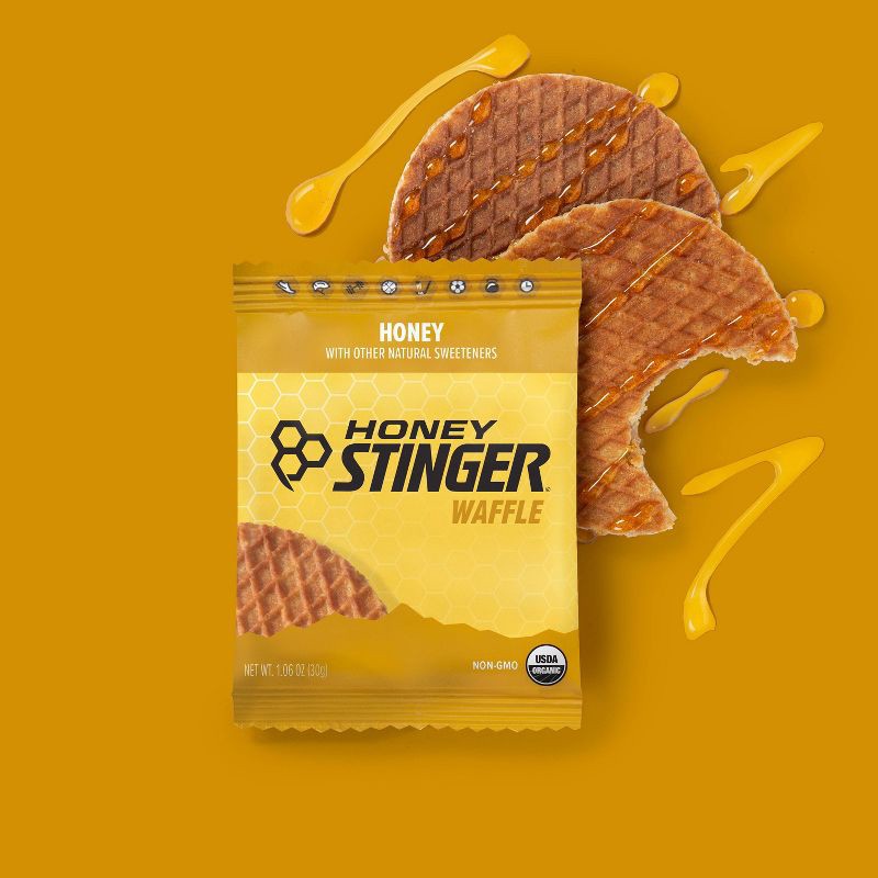 slide 5 of 6, Honey Stinger Organic Honey Energy Waffle - 6pk, 6 ct