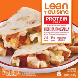 Lean Cuisine Chicken Fajita Quesadilla, Protein Kick, 5 oz
