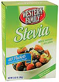 slide 1 of 1, Western Family Stevia Sweetener, 40 ct