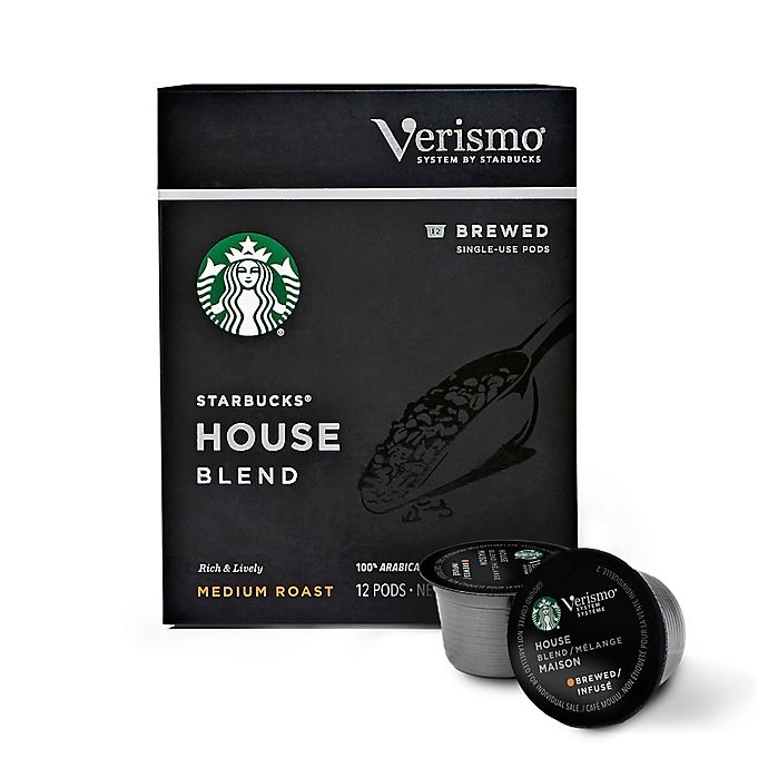 slide 2 of 4, Starbucks Verismo House Blend Brewed Coffee Pods, 12 ct