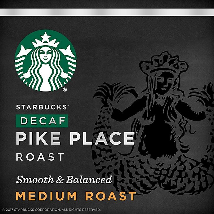 slide 4 of 4, Starbucks Verismo Decaf Pike Place Roast Brewed Coffee Pods, 12 ct