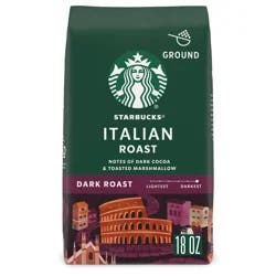Starbucks Dark Roast Ground Italian Roast Coffee 18 oz
