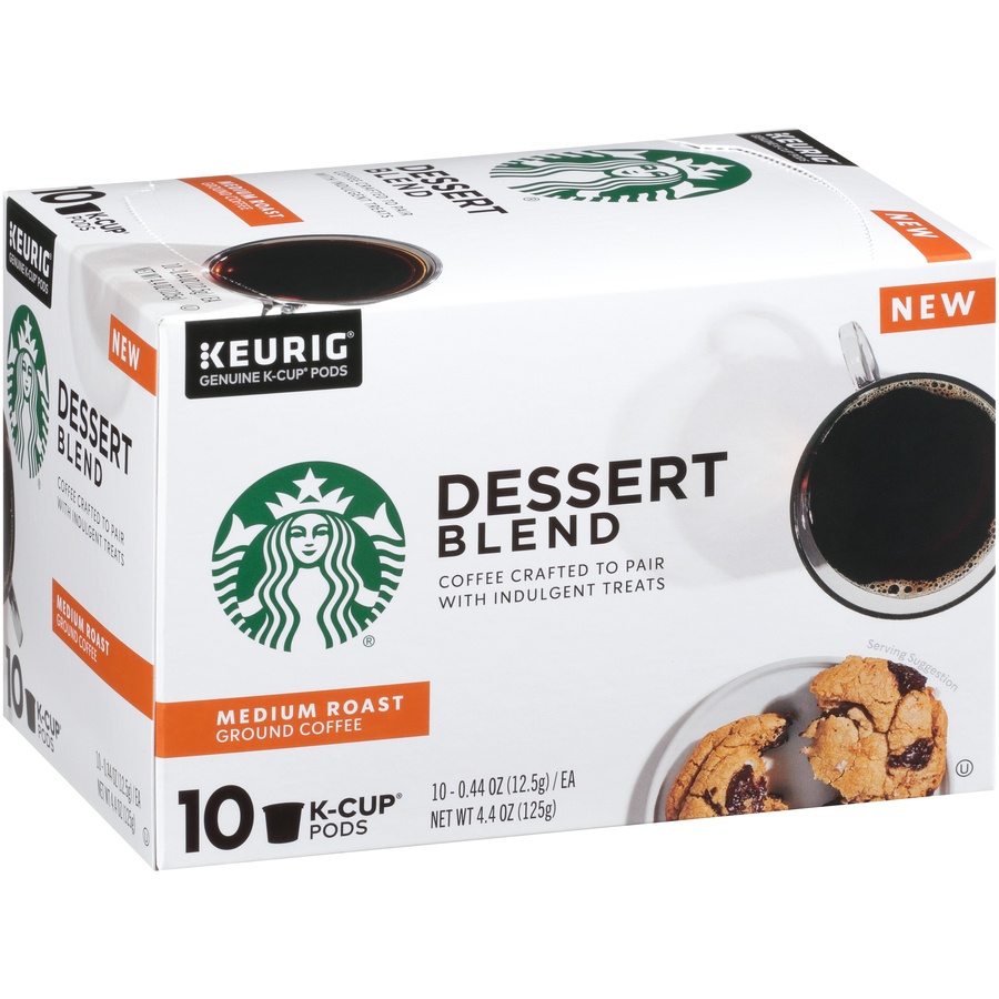 slide 5 of 7, Starbucks Dessert Blend Medium Roast Ground Coffee K-Cup Pods Ea. - 4.4 oz, 4.4 oz