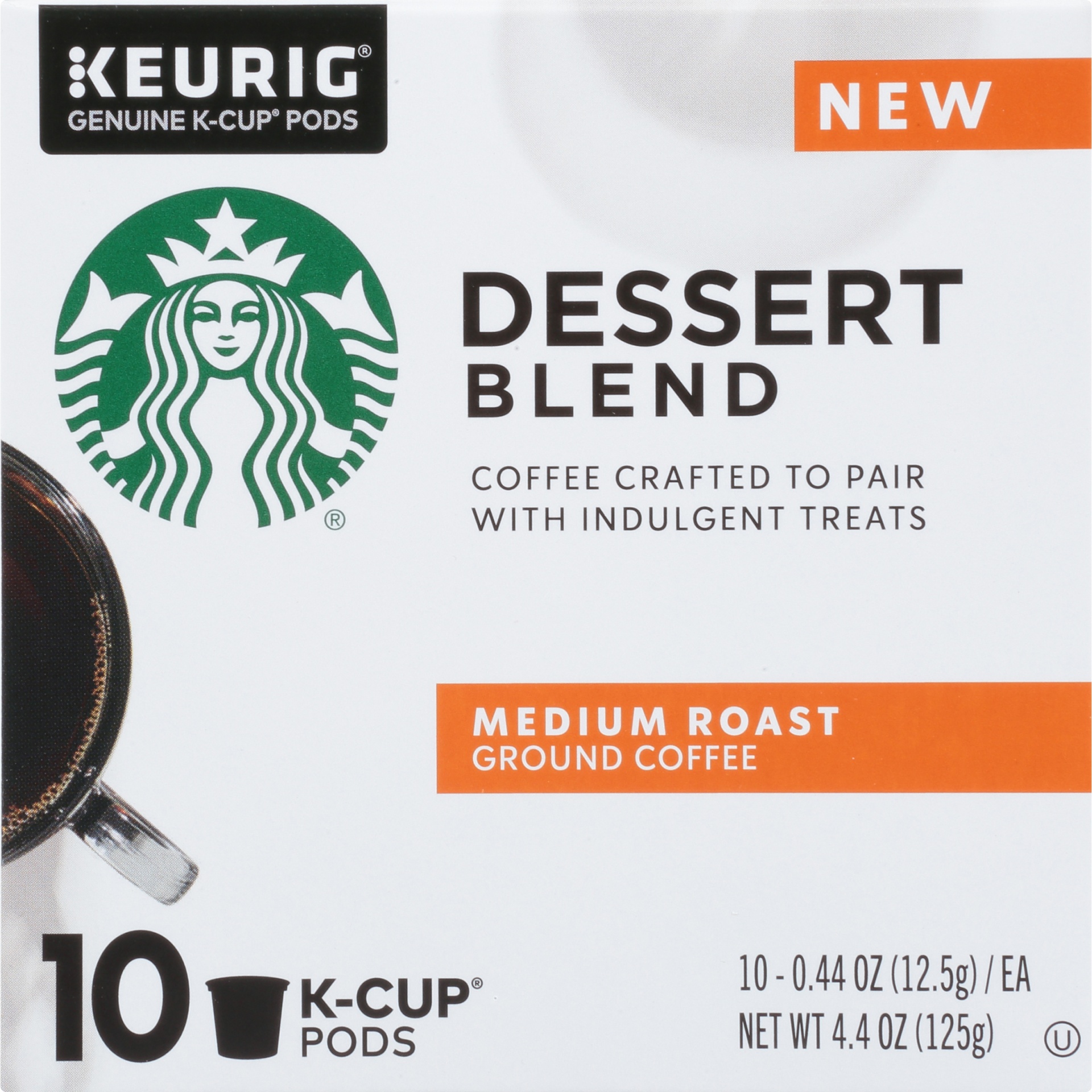 slide 4 of 7, Starbucks Dessert Blend Medium Roast Ground Coffee K-Cup Pods Ea. - 4.4 oz, 4.4 oz