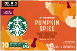 Starbucks Flavored K-Cup Coffee Pods — Peppermint Mocha for Keurig Brewers — 1 box (10 pods)