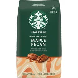 Starbucks Flavored Ground Coffee — Light Roast Coffee — Maple Pecan — Fall Limited Edition — 1 bag (17 oz)