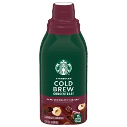 Starbucks Cold Brew Dark Chocolate Hazelnut Coffee Concentrate 32 fl oz