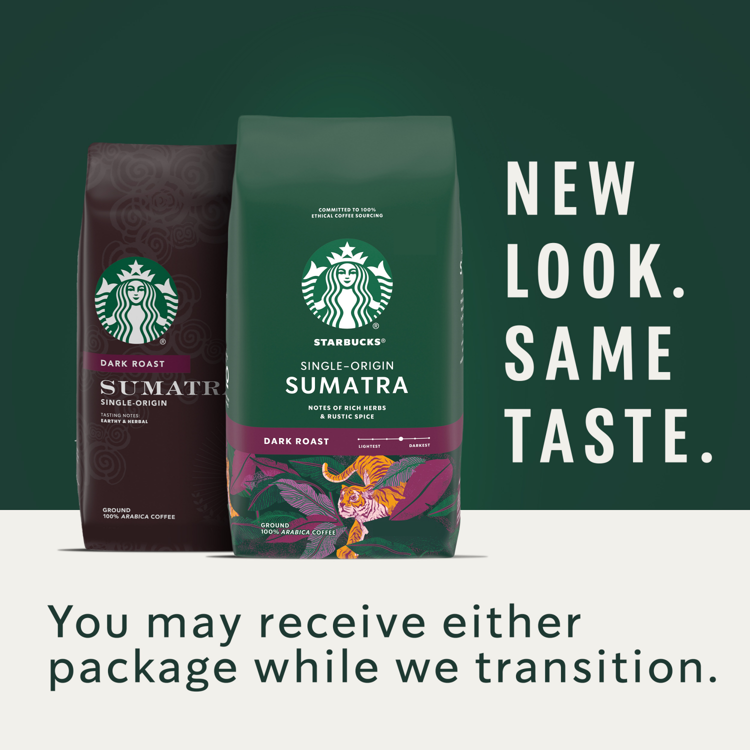slide 2 of 7, Starbucks Dark Roast Whole Bean Sumatra Coffee 12 oz, 12 oz