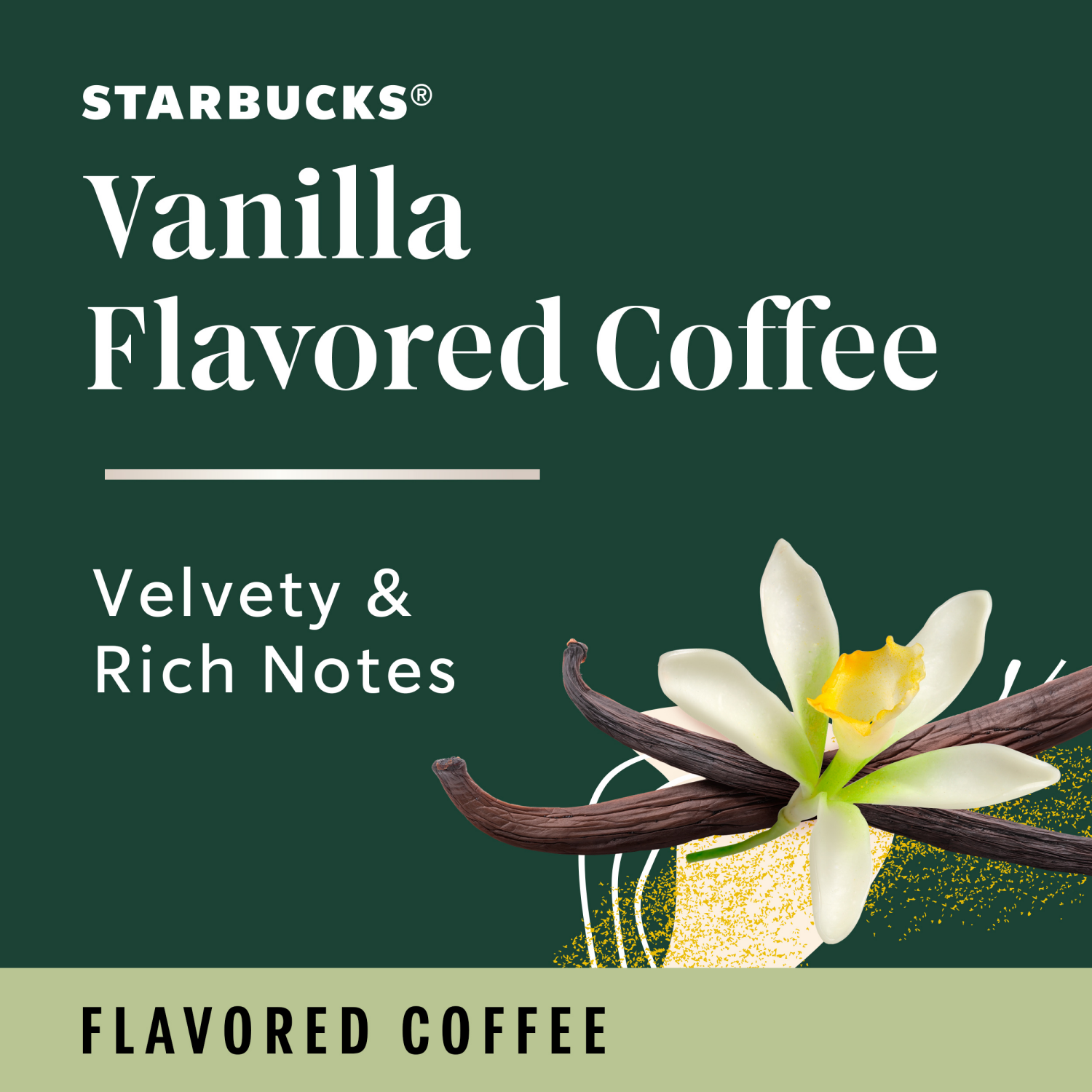 slide 4 of 7, Starbucks Vanilla Flavored Coffee Ground THR3D Files Net WT 11 OZ (311 g), 11 oz