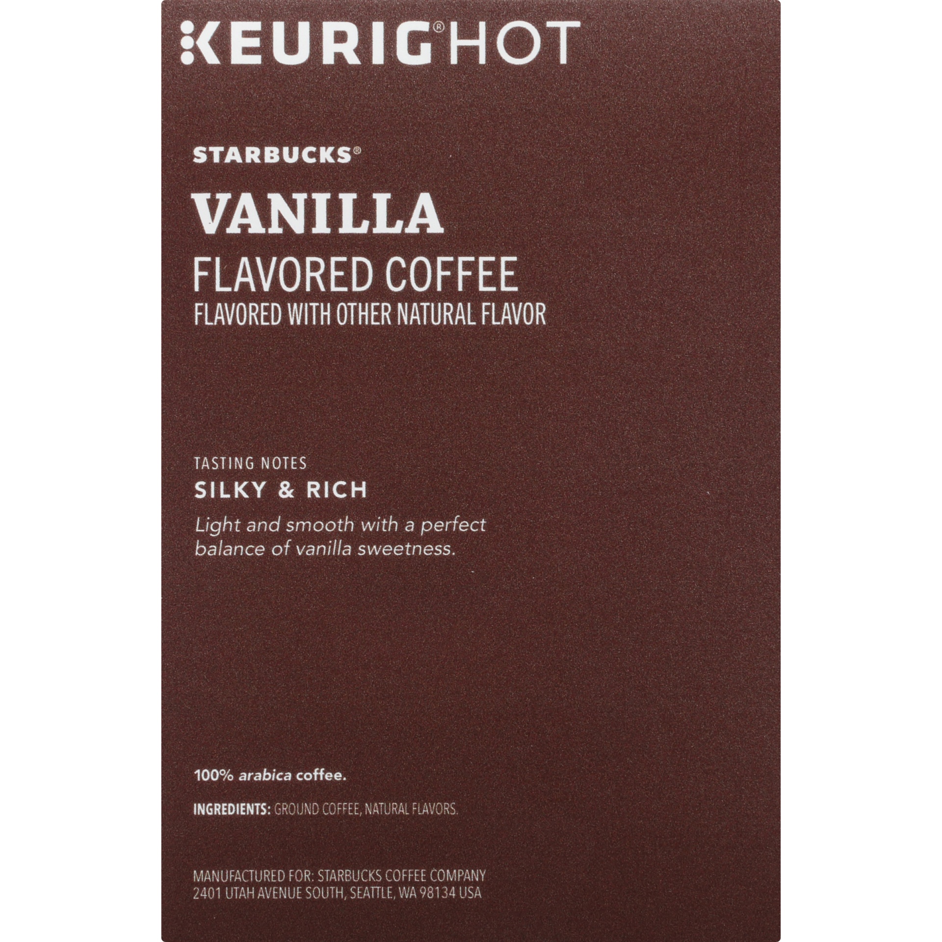 slide 5 of 7, Starbucks Vanilla Flavored Coffee K-Cups, 16 ct