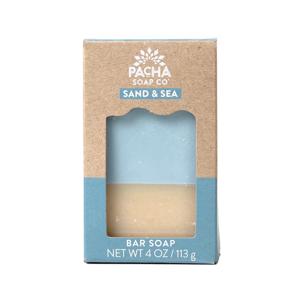 slide 1 of 1, Pacha Soap Co. Bar Soap Sand & Sea, 4 oz