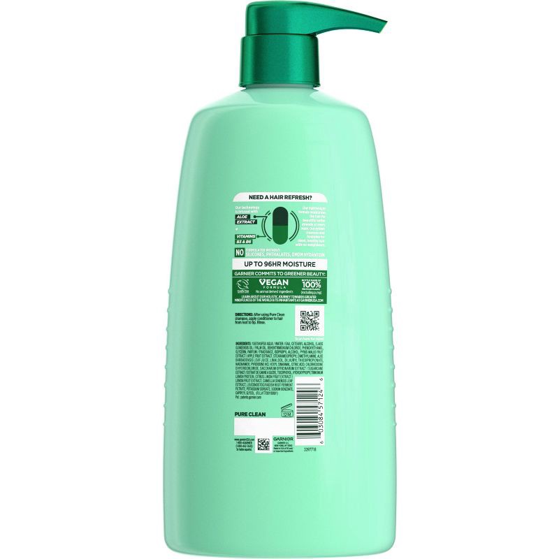 slide 4 of 4, Garnier Fructis Pure Clean Aloe Extract Fortifying Conditioner - 33.8 fl oz, 33.8 fl oz