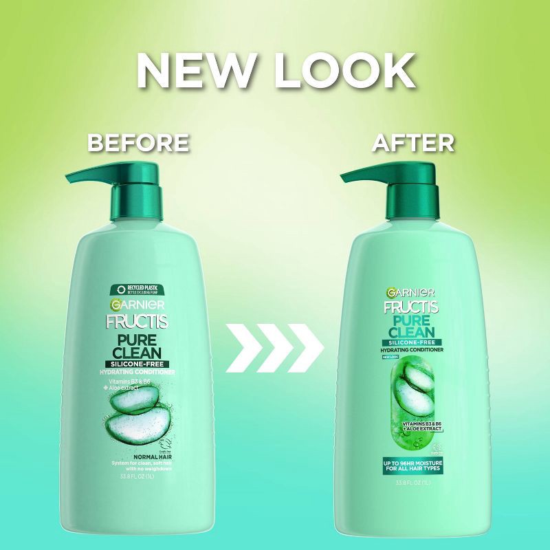 slide 6 of 6, Garnier Fructis Pure Clean Aloe Extract Fortifying Conditioner - 33.8 fl oz, 33.8 fl oz