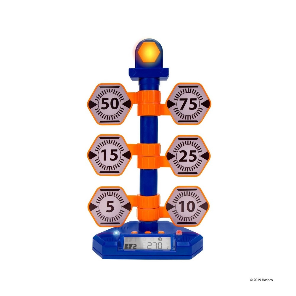 slide 2 of 8, NERF Elite Bulls-Eye Digital Target, 1 ct