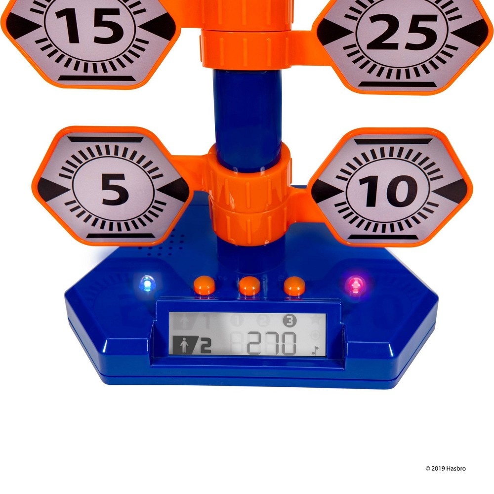 slide 3 of 8, NERF Elite Bulls-Eye Digital Target, 1 ct