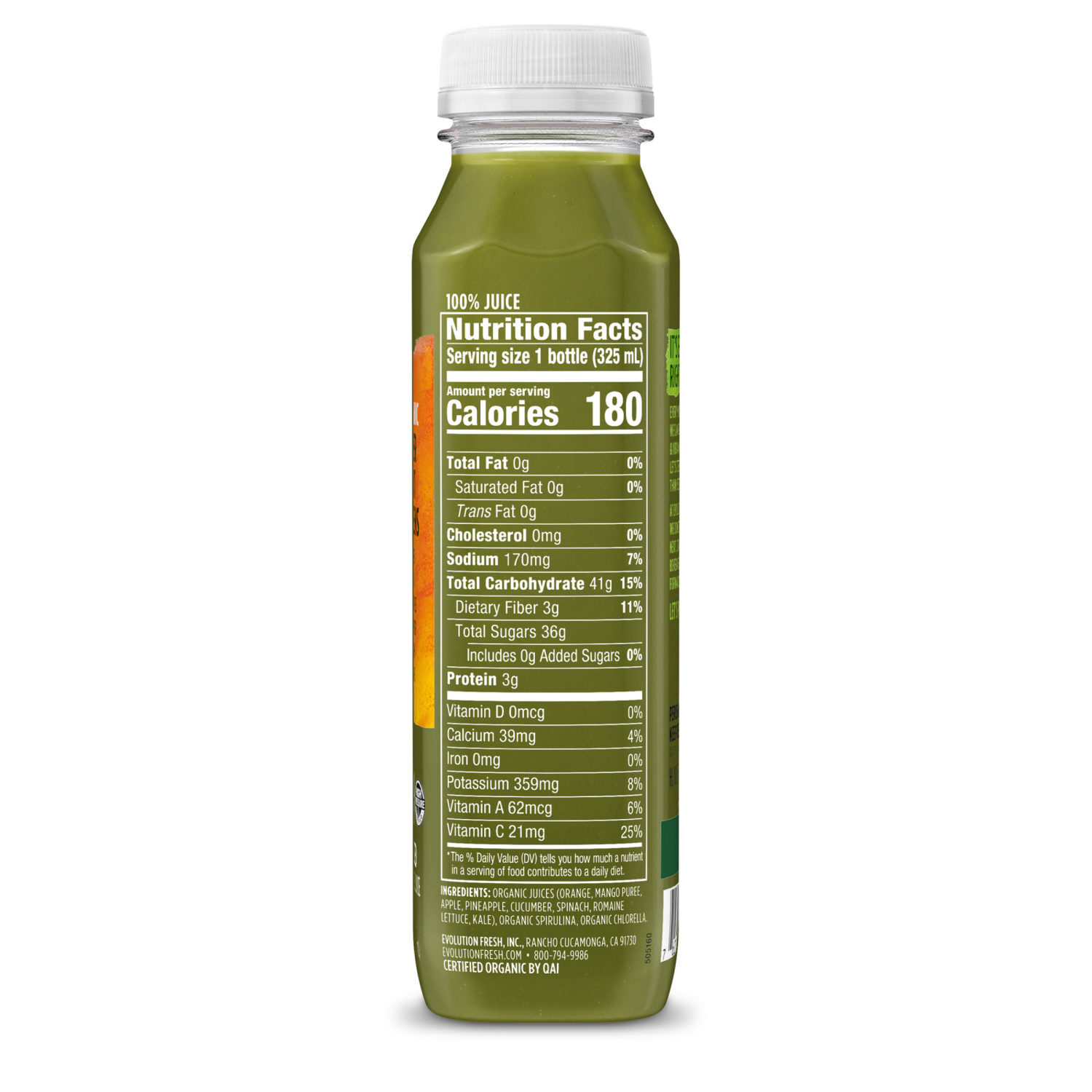 slide 4 of 4, Evolution Fresh Fresh Organic Super Fruit Greens Cold-Pressed Fruit & Vegetable Juice Smoothie - 11 fl oz, 11 fl oz