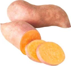 Organic Golden Sweet Potato/yam With Orange Skin & Orange Flesh