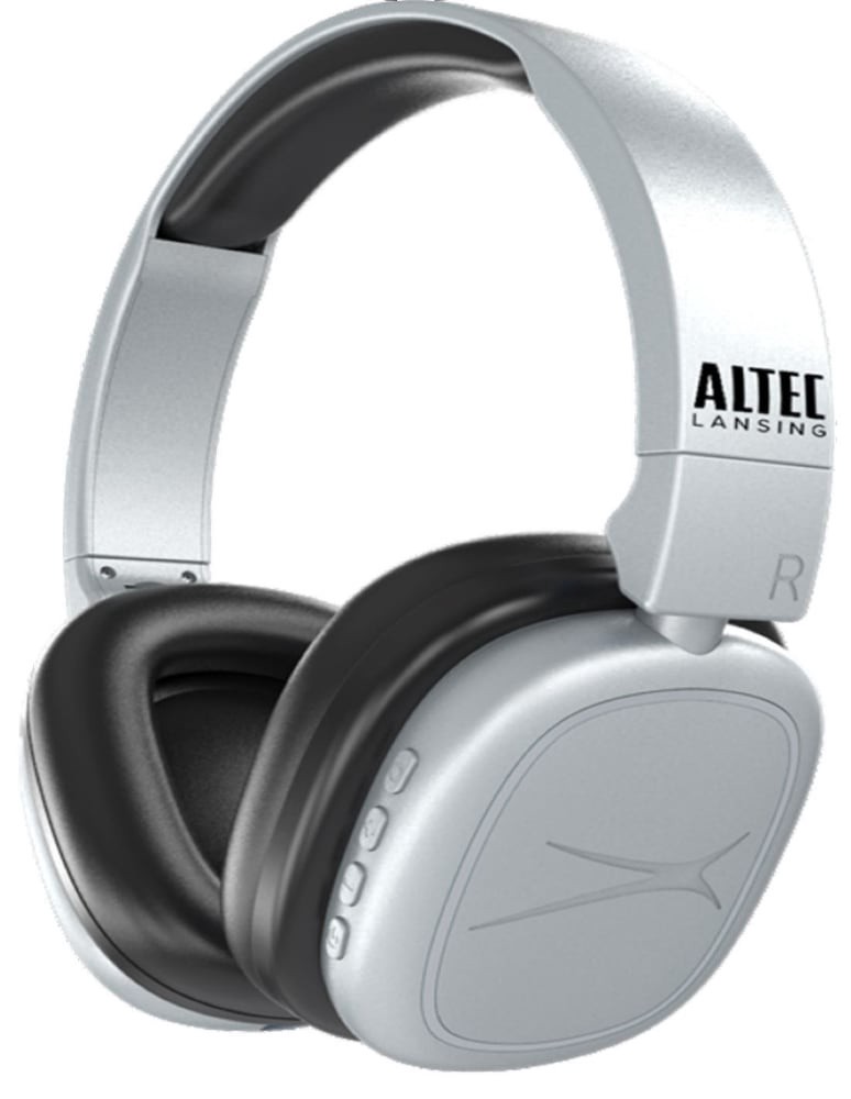 slide 1 of 1, Altec Lansing Nanophone Anc 2.0 Wireless Headphone - Metallic Silver, 1 ct