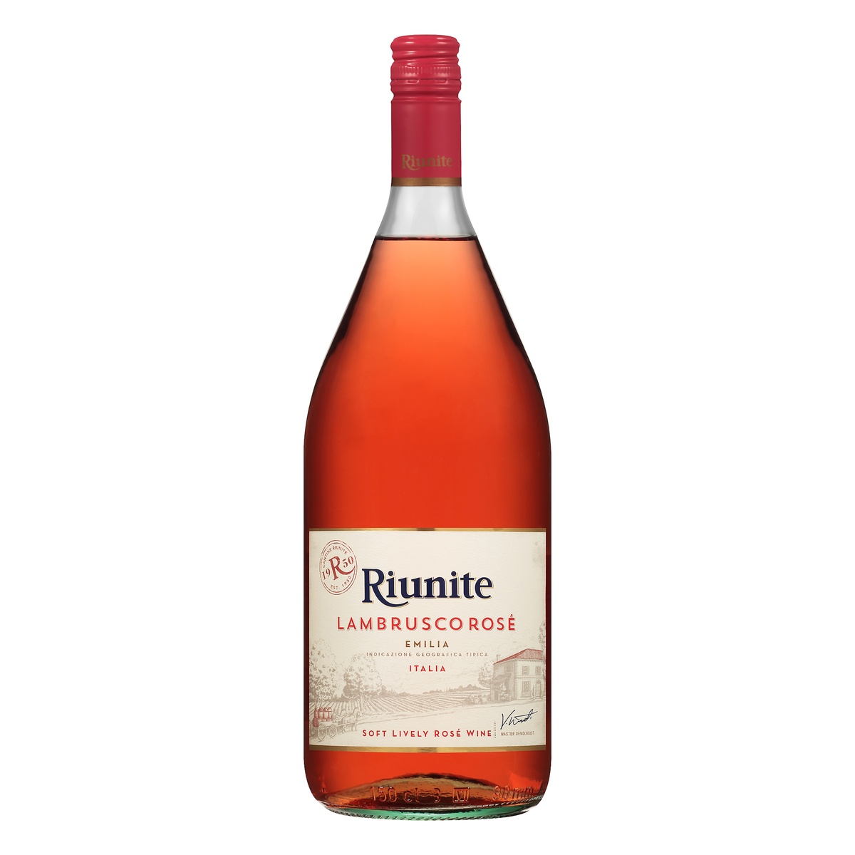 slide 1 of 1, Riunite Lambrusco Rose, Emilia, Italia, 1.5 liter