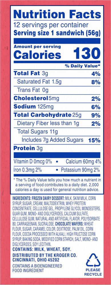 slide 2 of 4, Vanilla Ice Cream Snowboard Sandwiches, 12 ct