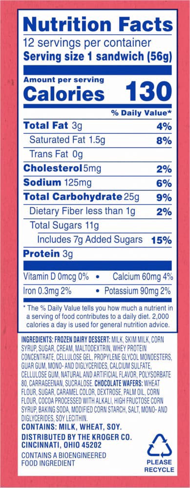 slide 4 of 4, Vanilla Ice Cream Snowboard Sandwiches, 12 ct