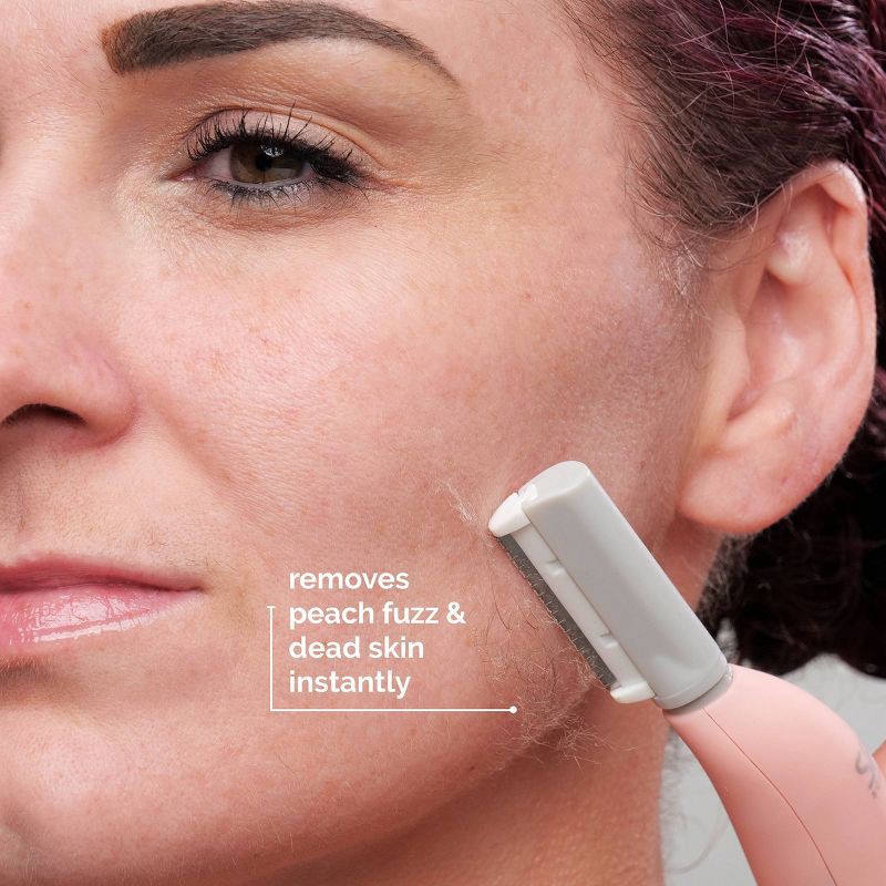 slide 2 of 12, Spa Sciences SIMA Deluxe Sonic Dermaplaning Tool for Exfoliation & Peach Fuzz Removal, 1 ct