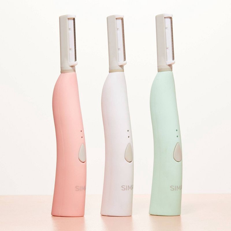 slide 11 of 12, Spa Sciences SIMA Deluxe Sonic Dermaplaning Tool for Exfoliation & Peach Fuzz Removal, 1 ct