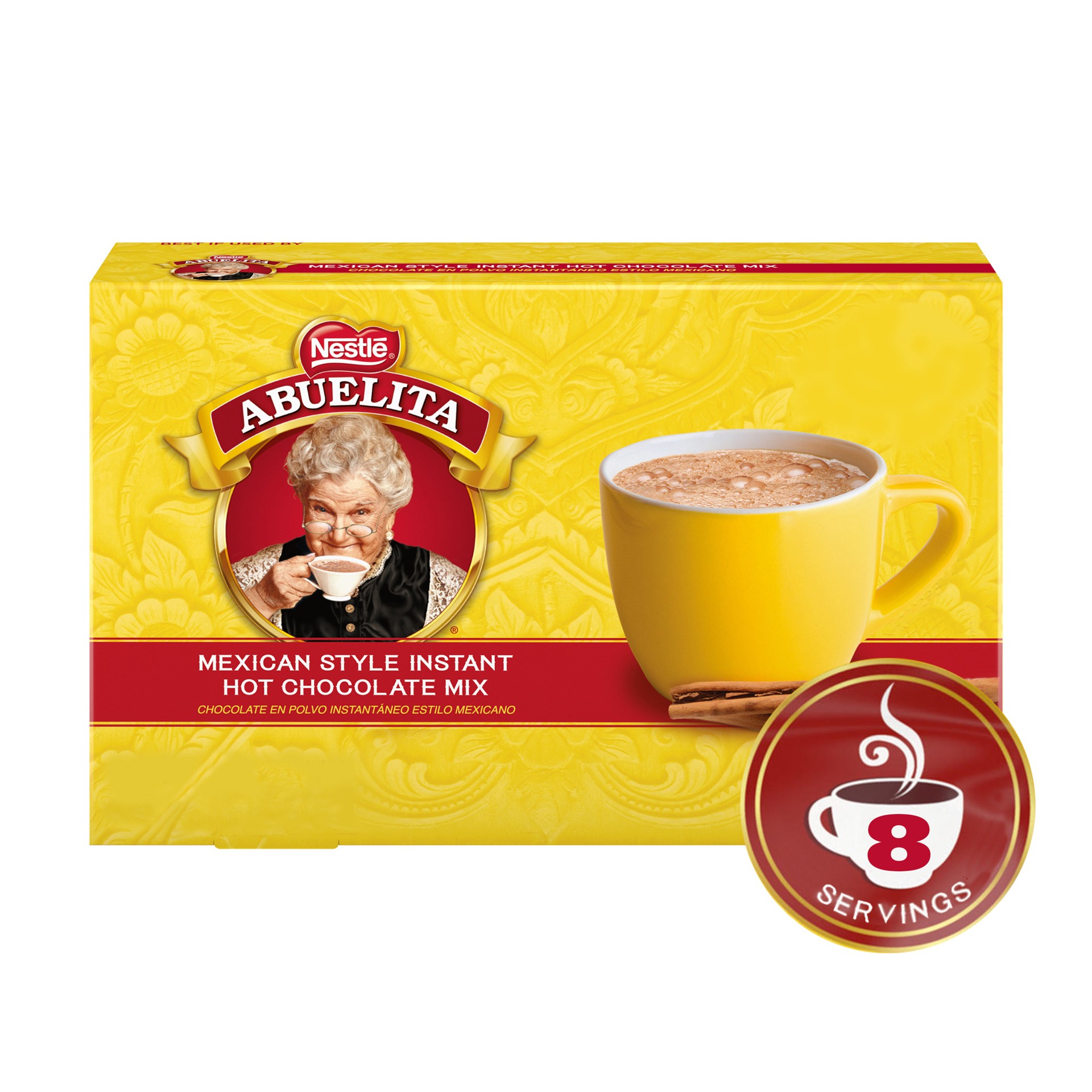 slide 1 of 12, Abuelita Mexican Style Instant Hot Chocolate Drink Mix, 8 oz