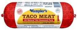 Wamplers All Natural Hot Pork Taco Meat - 16 Oz.