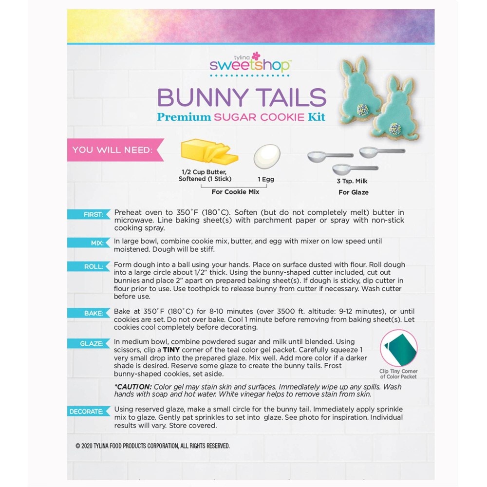 slide 2 of 3, Tylina Sweetshop Bunny Tail Cookies, 27.5 oz