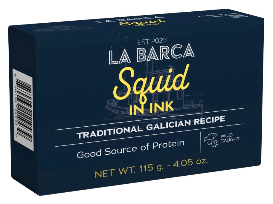 slide 1 of 1, La Barca - Squid In Ink, 4 oz
