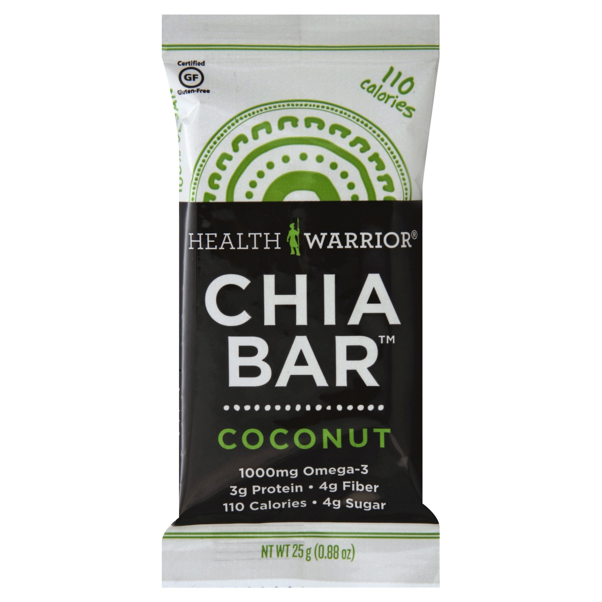 slide 1 of 1, Health Warrior Coconut Chia Bar, 0.8 oz
