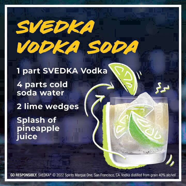 slide 5 of 5, SVEDKA Vodka, 1 L Bottle, 80 Proof, 33.81 fl oz