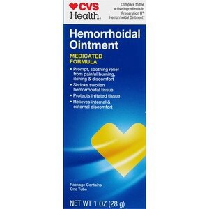 slide 1 of 1, CVS Health Hemorrhoidal Ointment, 1 Oz, 1 ct