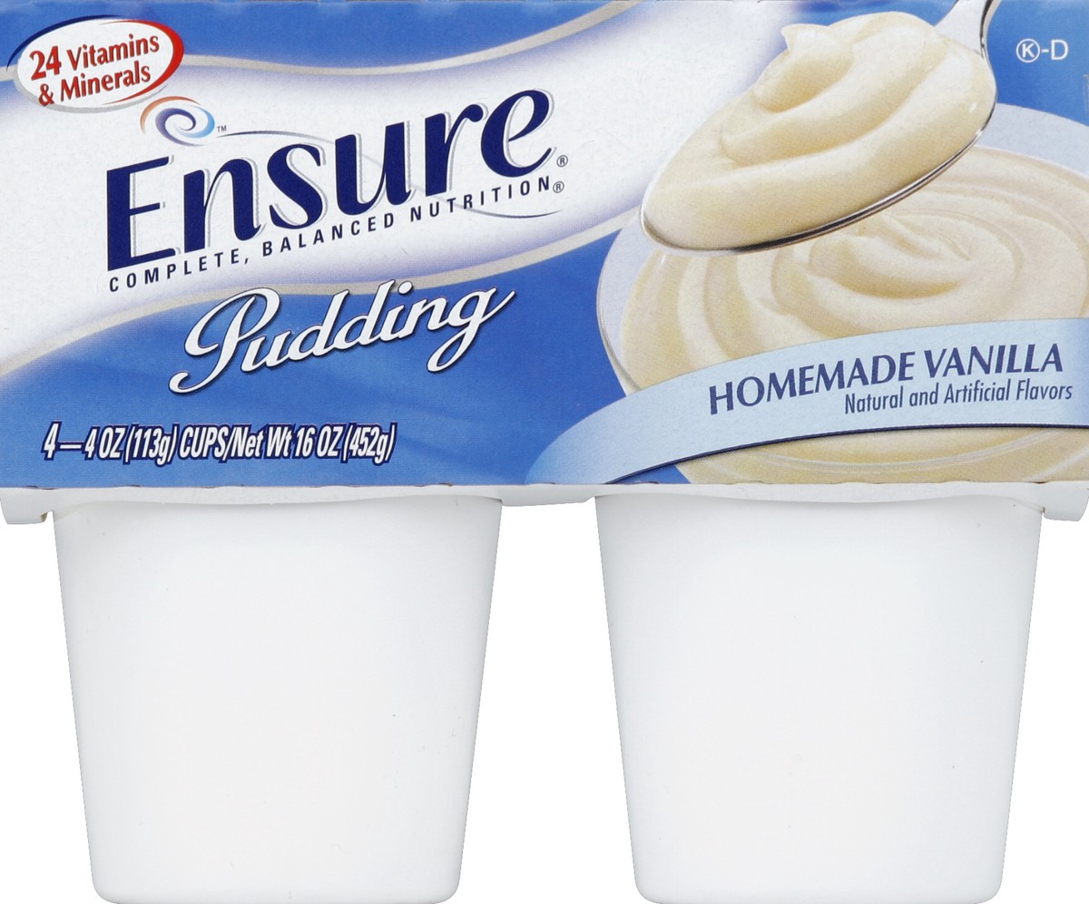 slide 4 of 5, Ensure Original Vanilla Pudding 4-Pack, 1 ct