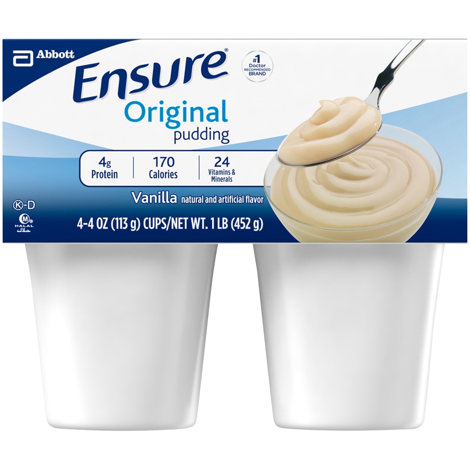 slide 1 of 5, Ensure Original Vanilla Pudding 4-Pack, 1 ct