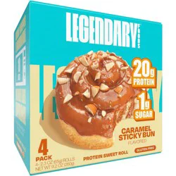 Legendary Foods Protein Sweet Roll - Sticky Bun 4pk