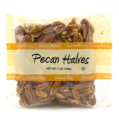 slide 1 of 1, Nature's Eats Pecan Halves, 7 oz